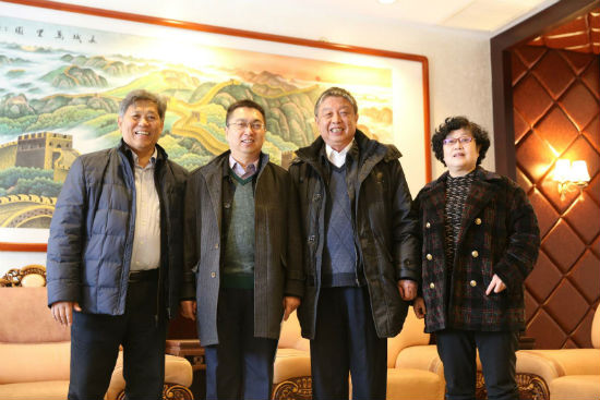 吕少民、李岩、任超、赵卜慧合影